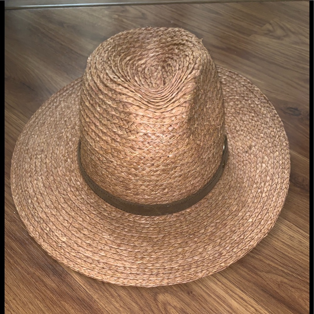👩🏼‍🌾FRYE RAFFIA HARNESS FEDORA👩🏼‍🌾